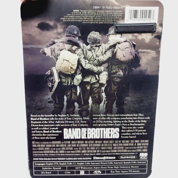 Band of Brothers DVD Set Tin Steelcase Box with Sleeve 6 discs HBO mini Series - Picture 6 of 12